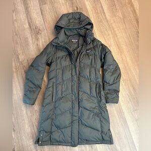 Patagonia Down with it Parka dark grey medium women’s see description/pictures